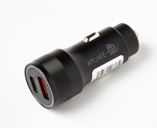 Richee Premium Dual-Port Car Charger 30W