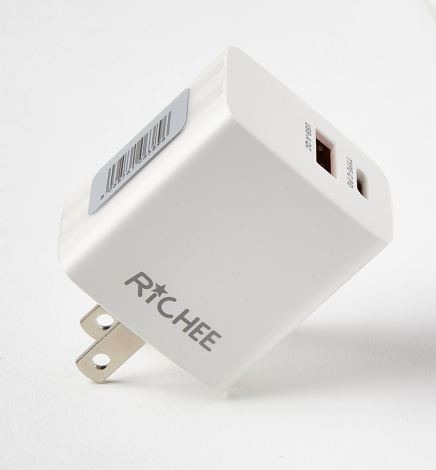 Richee Premium Dual-Port Wall Charger Block